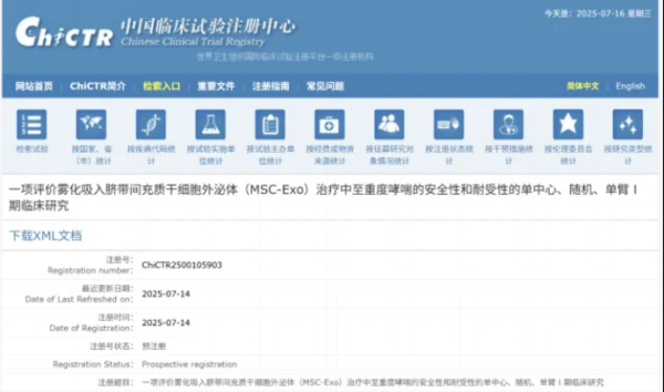 股票配资社区 全球首个！烟台毓璜顶医院启动外泌体雾化治疗哮喘临床研究