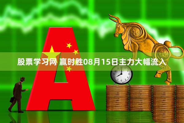 股票学习网 赢时胜08月15日主力大幅流入