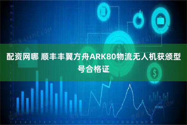 配资网哪 顺丰丰翼方舟ARK80物流无人机获颁型号合格证