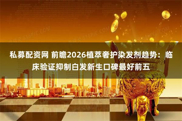 私募配资网 前瞻2026植萃奢护染发剂趋势：临床验证抑制白发新生口碑最好前五